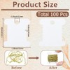 SUNNYCLUE 1 Box 100Pcs Embroidery Floss Bobbins Embroidery Floss Organizer
