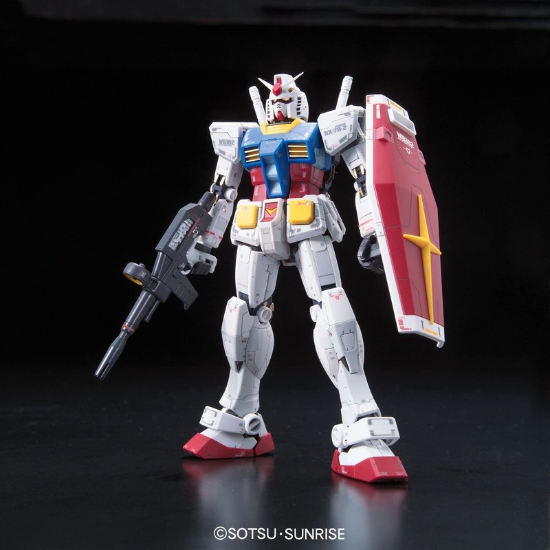 RG Mobile Suit Gundam RX-78-2 Gundam 1/144 Scale Color Coded