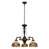 Chloe Lighting Serenity Victorian-Style 3-Light Dark Bronze Finish Mini Chandelier