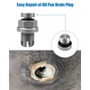 TIKSCIENCE M14.1-1.5 x 15mm Oil Drain Plug Oversize Piggyback, Stainless
