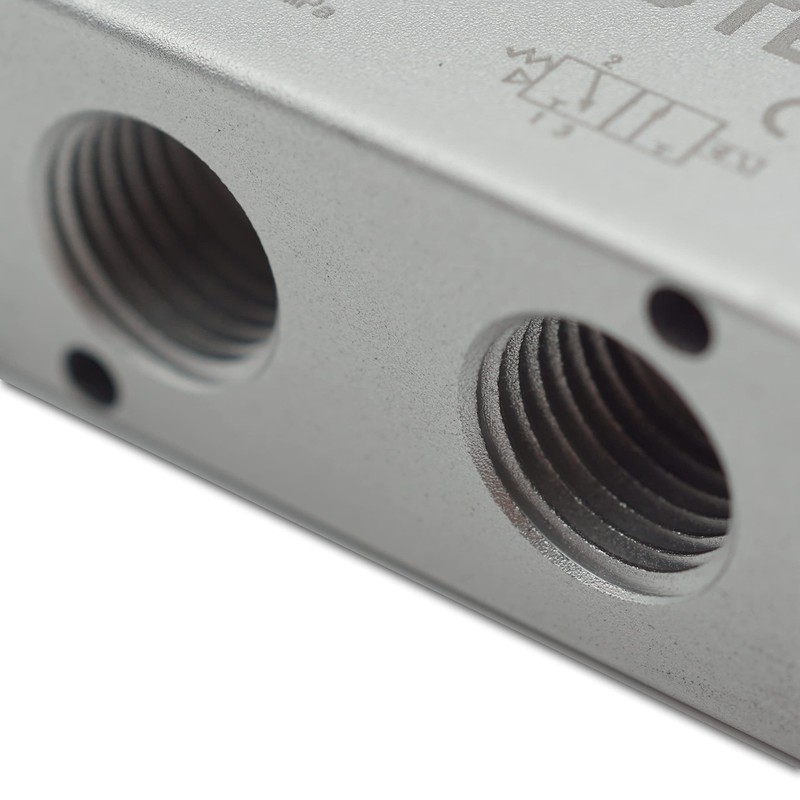 Pneumatic Valve 3/2 Way Solenoid Valve 1/4 Inch 24 Volt