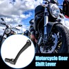 Motoforti Universal Aluminum Alloy Motorcycle Folding Gear Shift Lever Black