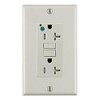 Leviton 20A-125V Extra-Heavy Duty Hospital Grade Tamper-Resistant Duplex Self-Test GFCI