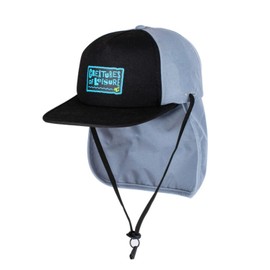 Creatures of Leisure Reliance GROM Surf Cap One Size Fits Most - Black Grey