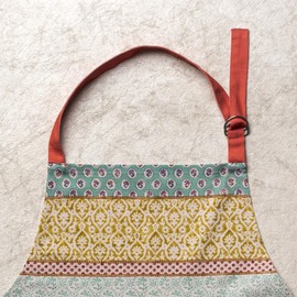 Maison d'Hermine 100% Cotton 1-Piece Kitchen Apron with Adjustable Neck and Middle Pocket, Long Ties for Women/Men, Spring/Summe, Provence