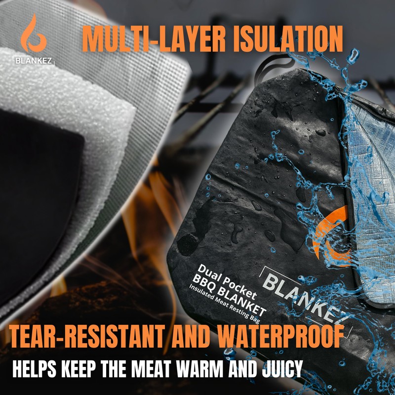 BBQ Blanket for Resting Meat Extra Large, Insulated Meat Resting