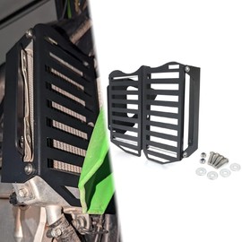 Xitomer Aluminum Radiator Guards, Fit for KLX250 KLX250S KLX250SF 2009 2010 2011 2012 2013 2014 2015, Radiator Grille Cover/Radiator Protector (Black)