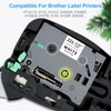 6 x XemaX Compatible Label Tape Replacement for Brother P-touch