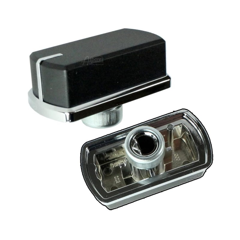 4x Oven Hob Cooker Knob Black Switch Compatible With Belling