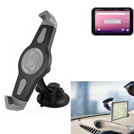 K-S-Trade Car Holder For Panasonic Toughbook S1 Car Mount Windshield Holder Suction Cup Bracket Cradle Dashboard Stand Desk Compatible With Panasonic Toughbook S1 Tablet PC Universal Navigation Device