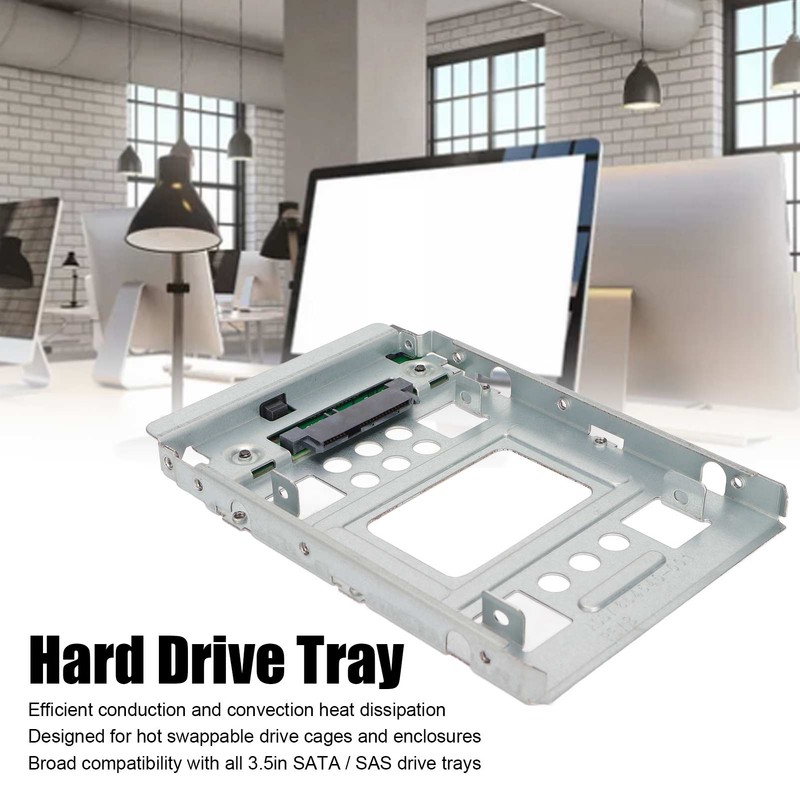 Hard Drive Tray Good Heat Dissipation Hot Swap Silver 2.5in