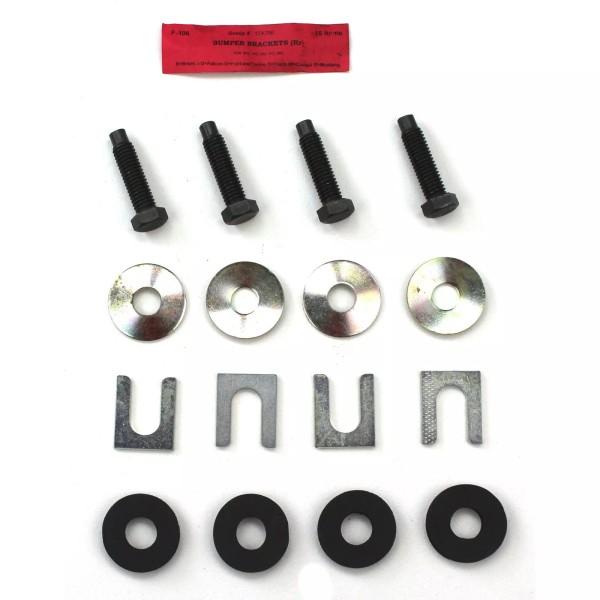AMK Products Mustang Rear Bumper Bracket Bolts 1964 1965 1966