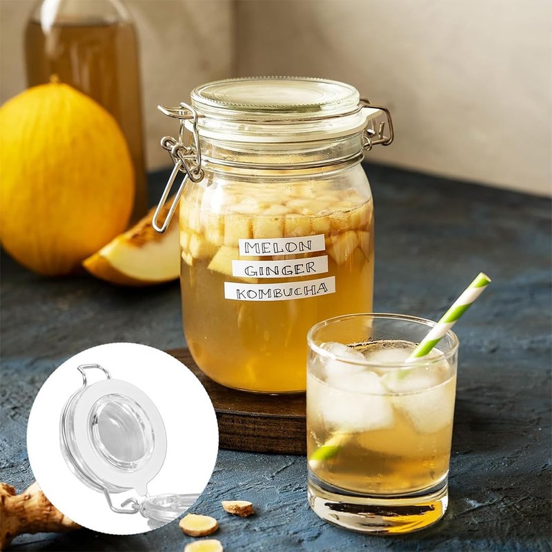 TEOZBLU Pack of 4 Replacement Preserving Jars Seals, Preserving Rings,
