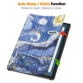 Gylint Case for Fire Max 11 Tablet, Folding Folio Ultra-Thin PU Leather Stand Case Cover for Fire Max 11 2023 Release Draw