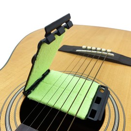 Alnicov Guitar String Cleaner Pack of 2，Guitar Fretboard Cleaner,String Scrubber for Guitar Bass Mandolin Ukulele,Light Green