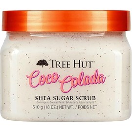 TREE HUT, Coco Colada Shea Sugar Scrub, Exfoliante Corporal de Azúcar Natural con Manteca de Karité y Esencia de Coco y Piña, Exfolia e Hidrata la Piel, 510 gramos