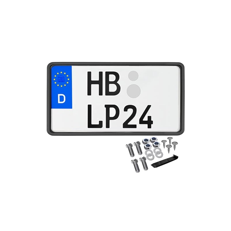 License Plate Holder 240 x 130 Light Motorcycle License Plate