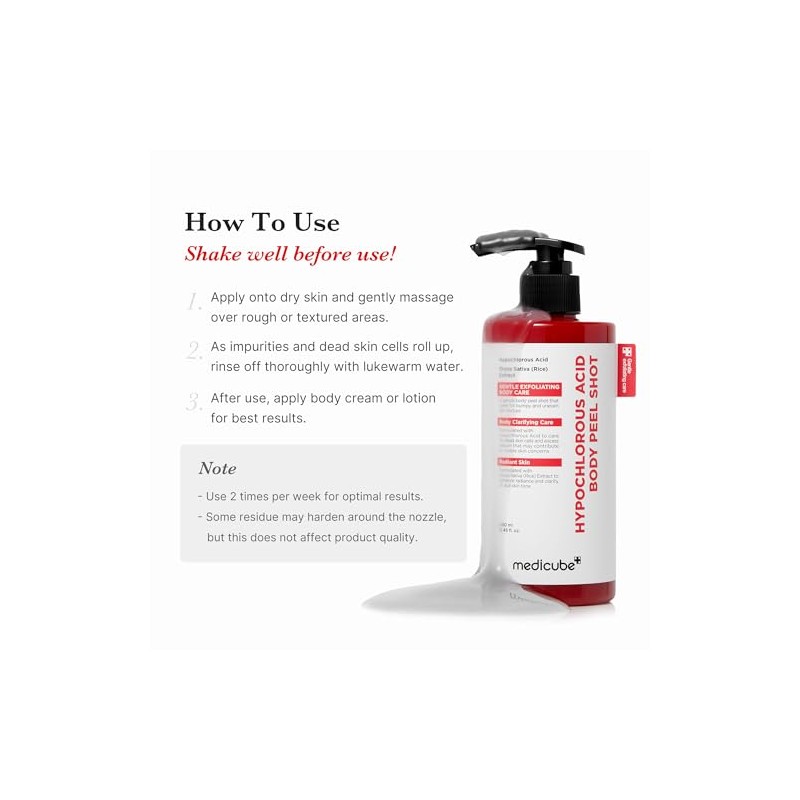 Medicube Body Peel Shot with Hypochlorous Acid