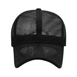 TOVINANNA Breathable UV Protection Sports Hat for Summer Lightweight Mesh Cap for Men Women for Outdoor Activities Like Fishing Camping and Beach Trips Black