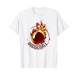 Dodgeball Ball on Fire T-Shirt