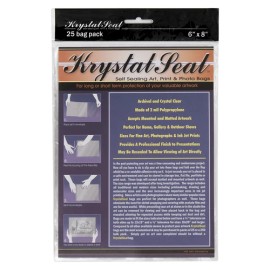 Cezanne Krystal Seal ATC Art and Photo Bags - Archival Polyethylene Sealing Bags for