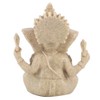 Sandstone Resin Indian Ganesha Elephant God Statue Fengshui Buddha Sculpture