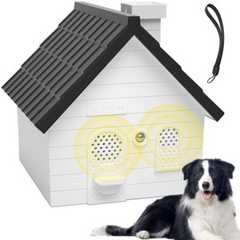 Brennenstuhl Bark Box for Barking Dogs, Dog Bark Deterrent Devices, Anti Bark Device for Dogs, Barking Dog Silencer,45 Ft Barking Dog Silencer,Safe for Dogs and Humans,Indoor and Outdoor Use (Black)