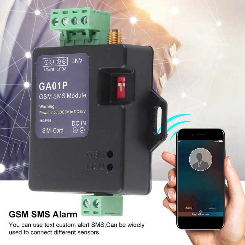 GA01P GSM Mini Smart Remote Power Failure Alert SMS Call