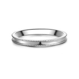 Glanzstücke München Women's Ring 925 Sterling Silver Rhodium-Plated Silver Ring