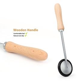 EHDIS Vehicle Channel Applicator Tool Narrow Pressure Wheel Seam Roller for Film Application,Car Detailing,Vinyl Wrap,Window Tint Installation(65mm)