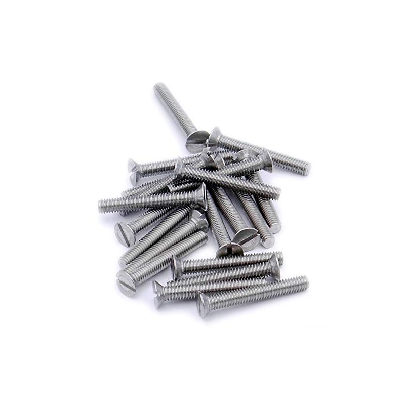 M2 (2mm x 5mm) Slot Countersunk Machine Screw (Bolt) -