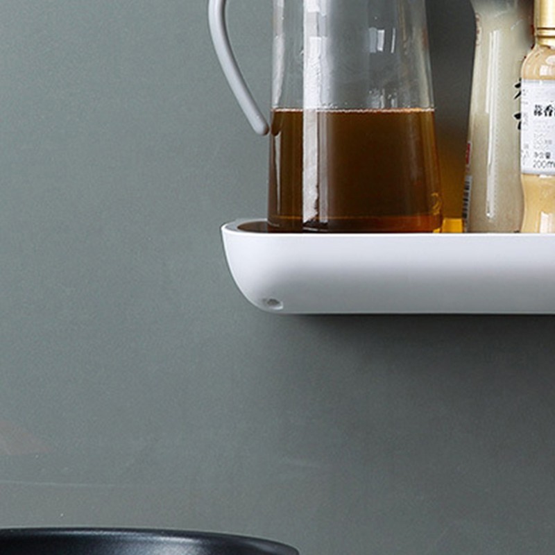 Wall Mounted Storage Rack Ventilated Strong Bearing Modern Srorage Shelf