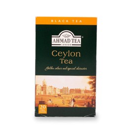 Ahmad Tea Black Tea, Ceylon Teabags, 20 ct (Pack of 6) - Caffeinated and Sugar-Free