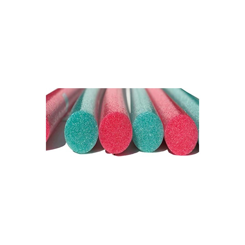 Solid Core Extra Long 60" Swim Noodles 6 Pack Deluxe
