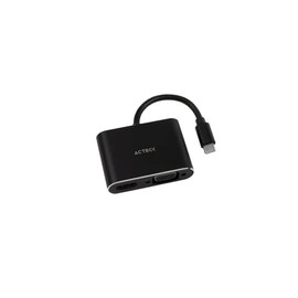 Adaptador USB Tipo C a HDMI  VGA Shift Plus AV420  Para Video Hasta 4k Macho a HembraHembra Negro Advanced Series                                     