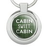 GRAPHICS & MORE Cabin Sweet Cabin Green Plaid Keychain Classy