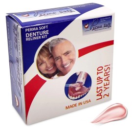 Unbranded Transform Loose Dentures with Our Semi-Soft Reliner Kit – 2 Plates Included