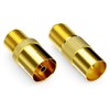 deleyCON SAT Adaptor Set F-Connector to Antenna Cable F-Coupling Coaxial
