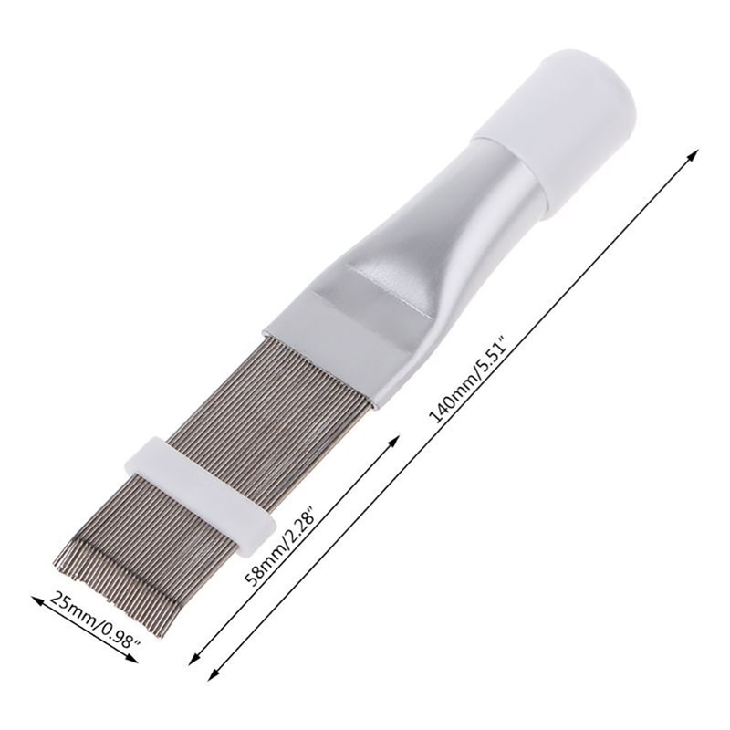 4pcs Air Conditioner Condenser Fin Cleaning Brush and Comb Set