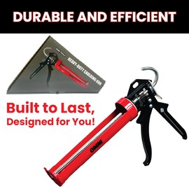 Omni Tools Dripless Caulking Gun, Adjustable Hand Caulk Gun No Drip, Hand Caulking Gun Tool, Siligun Caulking Gun