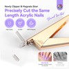 Saviland Nail Clippers, Manicure Tip Cutter with 15 Magnets, Professional