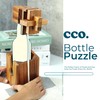 BSIRI Think for Bottle Puzzle Challenging Brain Teaser and Holder