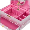 Goki 15545 Musikspieldose "Ballerina" Melodie Schwanensee, rosa