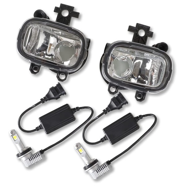 YOURS E13 Note Kicks T33 X-Trail Dedicated Fog Lamp Unit + 2-Color Switching LED Fog Bulb, LED Fog Light, Dress Up, Accessory Parts, Custom, Nissan X-TRAIL y407-039 [2] S