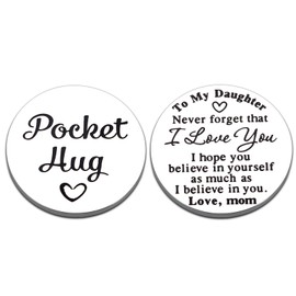 Stocking Stuffers for Teen Girls - Inspirational Daughter Gifts from Mom Christmas Birthday Valentines Day Gifts for Daughter Step Daughter To My Daughter Pocket Hug from Mother to Daughter Gift Ideas