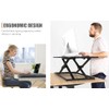 JOY worker Standing Desk Converter, 31 Inch Compact Height Adjustable