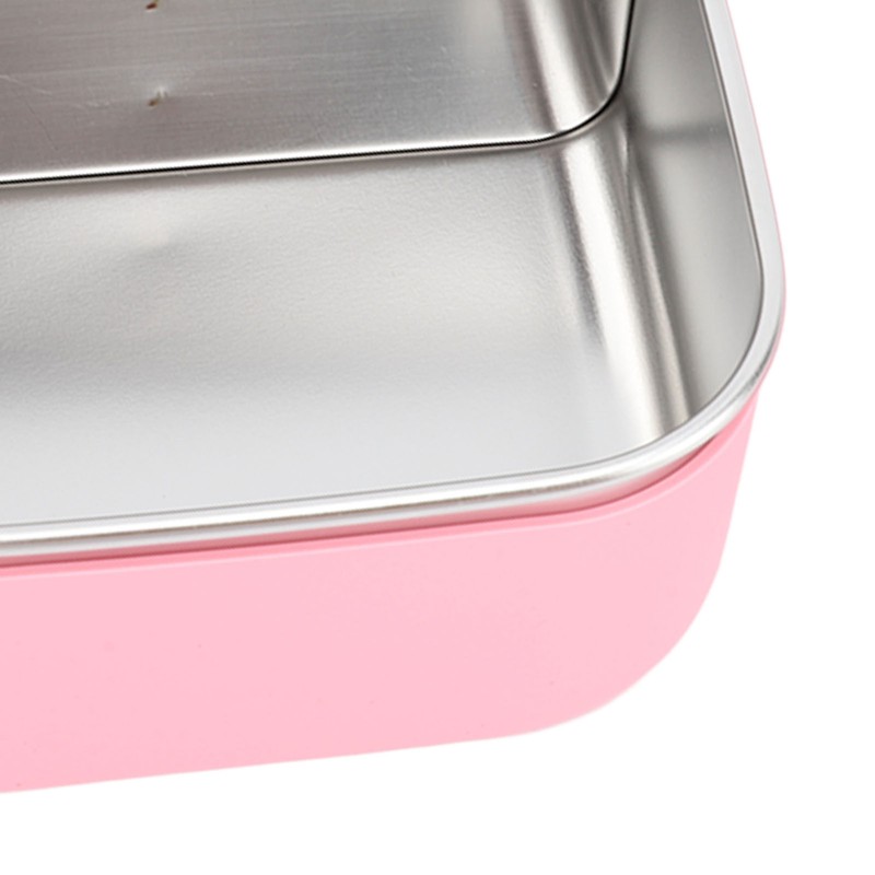 Lunch Box 3 Compartments Leakage Proof 304 Stainless Steel Bento