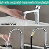 Ceaeso Faucet To Garden Hose Adapter With Aerator,Sink Faucet To