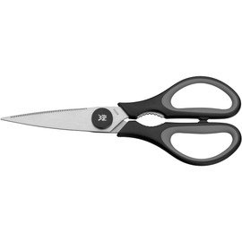 WMF “Touch” Kitchen Scissors, Stainless Steel, Lagoon Blue, Ergonomic Shape