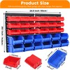 MaxWorks 80694 30-Bin Wall Mount Parts Rack/Storage for your Nuts,